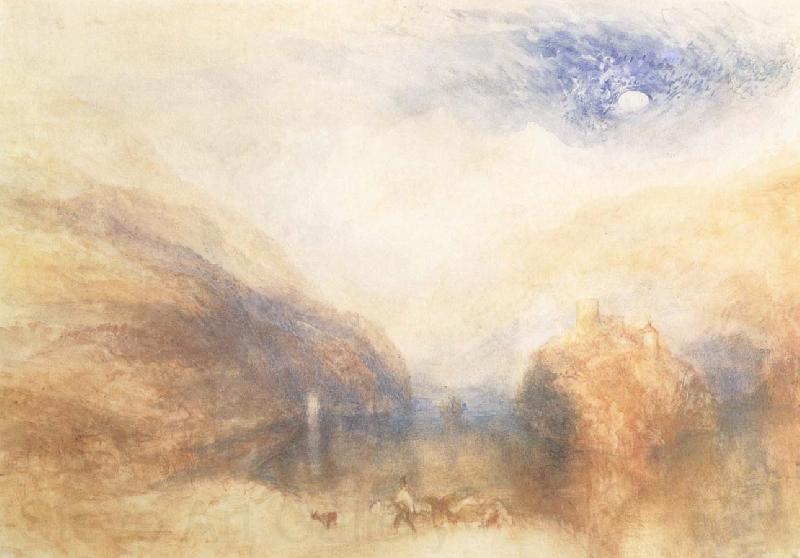 J.M.W. Turner The Lauerzersee with on Mythens